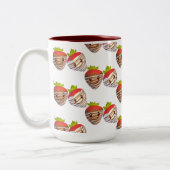 小口イチゴ菓子店 ツートーンマグカップ (左)