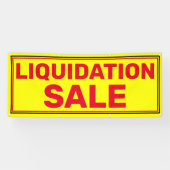 小口清算販売大 横断幕 (横)