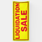 小口清算販売大 横断幕 (縦)