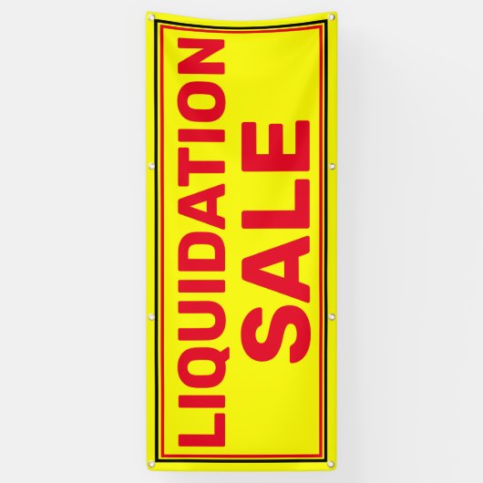 小口清算販売大 横断幕 (縦)