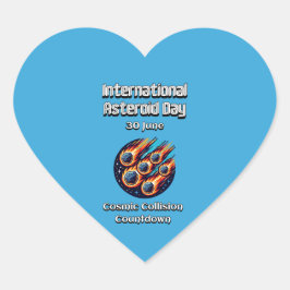 小国際的惑星の日。6月30 ハートシール