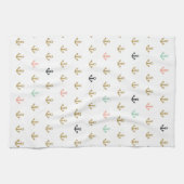 小型いかりパターン キッチンタオル (横)