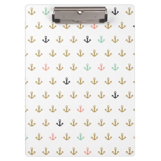 小型いかりパターン クリップボード (正面)