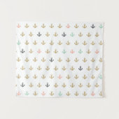 小型いかりパターン タペストリー (正面(横))