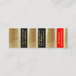 小型しおり スキニー名刺