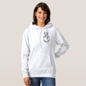 小型のかわいいWeimaranerの小犬 パーカ (正面フル)