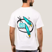 小型のロケット Tシャツ (裏面)