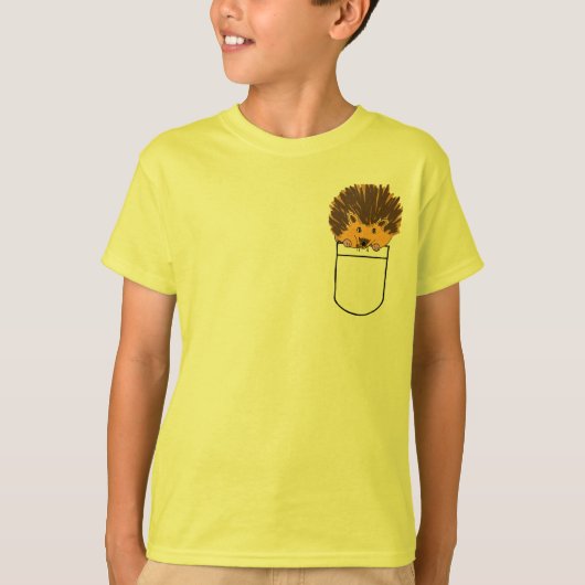 小型のワイシャツの紀元前にハリネズミ Tシャツ (正面)