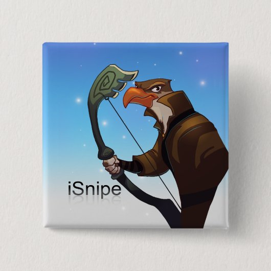 小型の伝説のiSnipe Pin 缶バッジ (正面)