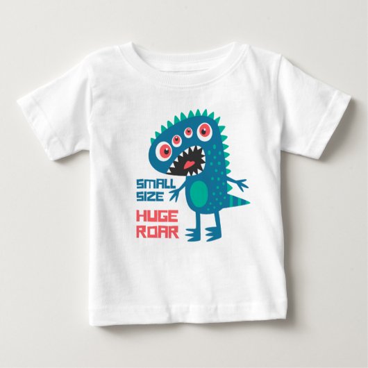 小型の巨大な轟音 ベビーTシャツ (正面)