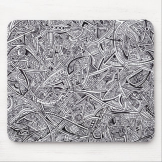 小型の平底船の落書きのマウスパッド マウスパッド