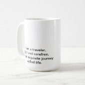 小型の教祖の天の恵みのマグ コーヒーマグカップ (正面左)