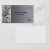 小型ろば 名刺 (正面/裏面)