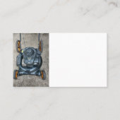 小型エンジンの芝刈り機の修理 名刺 (裏面)