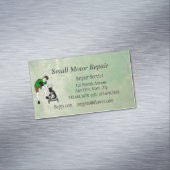 小型エンジン修理カスタム マグネット名刺 (インサイチュ)