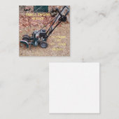 小型エンジン修理名刺 スクエア名刺 (正面/裏面)