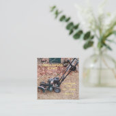 小型エンジン修理名刺 スクエア名刺 (スタンド正面)