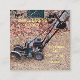 小型エンジン修理名刺 スクエア名刺