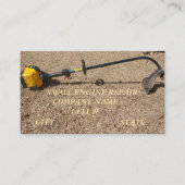 小型エンジン修理名刺 名刺 (正面)