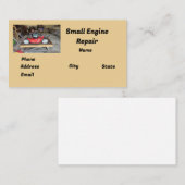小型エンジン修理工場 名刺 (正面/裏面)