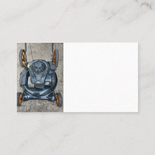 小型エンジン修理 名刺 (裏面)