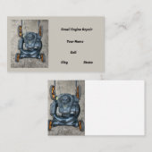 小型エンジン修理 名刺 (正面/裏面)