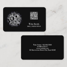 小型エンジン修理QR名刺