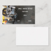 小型エンジン2サイクル修理の名刺 名刺 (正面/裏面)