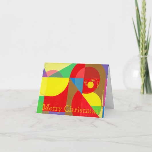 小型クリスマスの挨拶状 シーズンカード (正面)