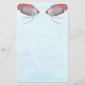 小型グラミーの魚の文房具 便箋 (正面)