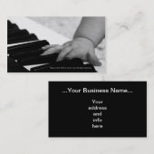 小型グランドピアノの名刺 名刺 (正面/裏面)