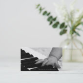 小型グランドピアノの名刺 名刺 (スタンド正面)