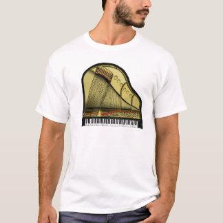 小型グランドピアノのTシャツ Tシャツ
