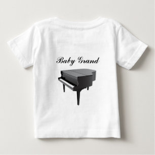 小型グランドピアノ ベビーTシャツ