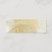 小型コーヒーカップの汚れのパンチカード ロイヤリティカード (裏面)