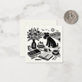 小型シュナウツァーノートカード ノートカード (正面/裏面インサイチュ)