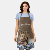 小型ダイナモ エプロン (着用した状態)