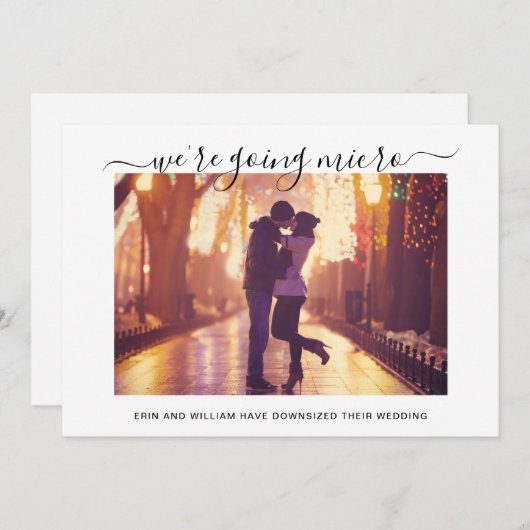 小型ダウンサイ結婚ズのスクリプト写真 (正面/裏面)