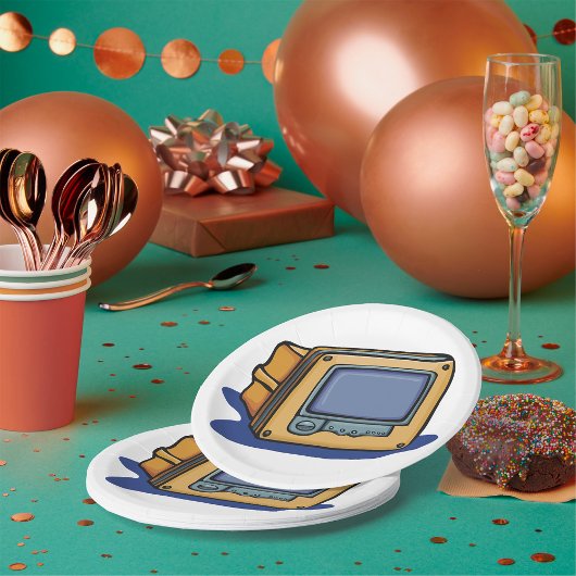 小型テレビ ペーパープレート