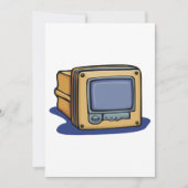 小型テレビ 招待状 (正面)