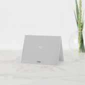 小型ハッピーバースデーグリーティングカード サンキューカード (裏面)