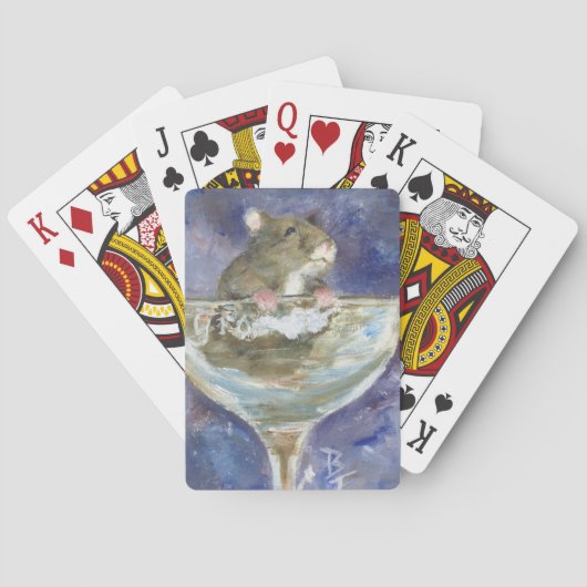 小型ハムスターのトランプ トランプ (裏面)