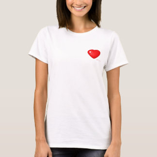 小型ハート Tシャツ