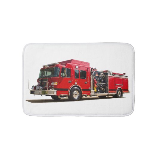 小型バスマット用消防車のイメージ バスマット (正面)