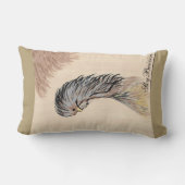 小型バードヘッドドレス ランバークッション (裏面)