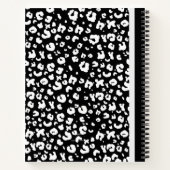 小型ヒョウ柄 ノートブック (裏面)