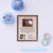 小型ピンクスワール化粧品パーティーフライヤー チラシ (シングル)