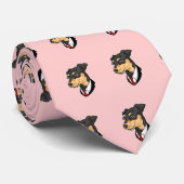 小型ピンシャーのタイ ネクタイ (ロール)