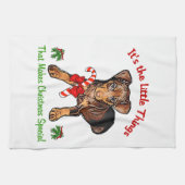 小型ピンシャー キッチンタオル (横)