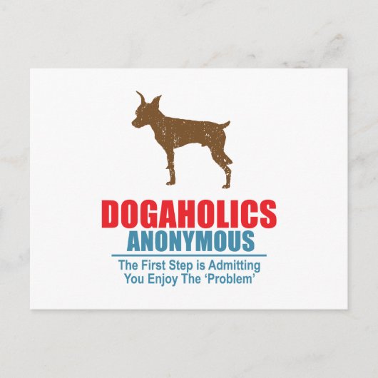 小型ピンシャー ポストカード (正面)